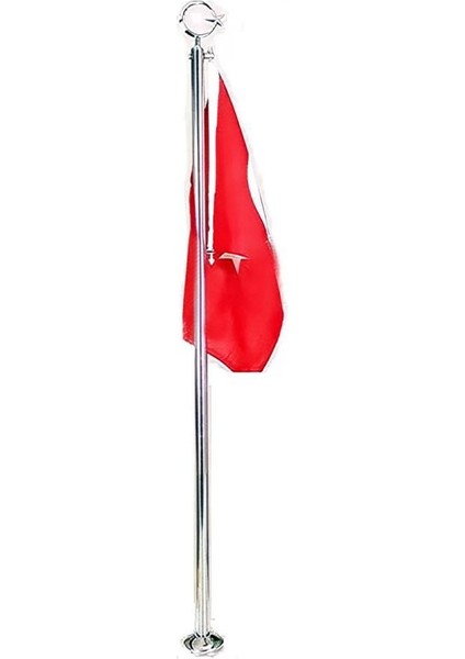 Şehitlik Krom Bayrak Direği (110 cm Boy )