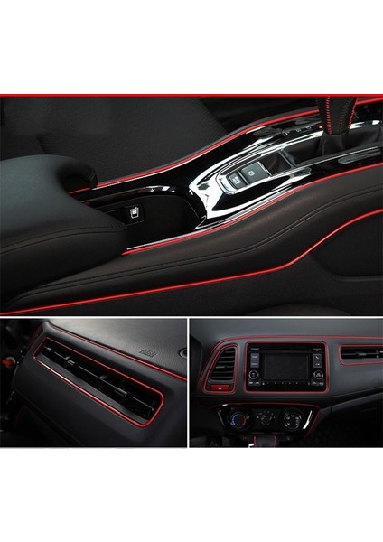 Araç Içi LED Şerit Aydınlatma Seti 2 Metre - Kırmızı