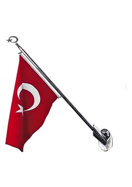 Klasik Duvar Tipi Bayrak Direği ( 90 cm Boy )