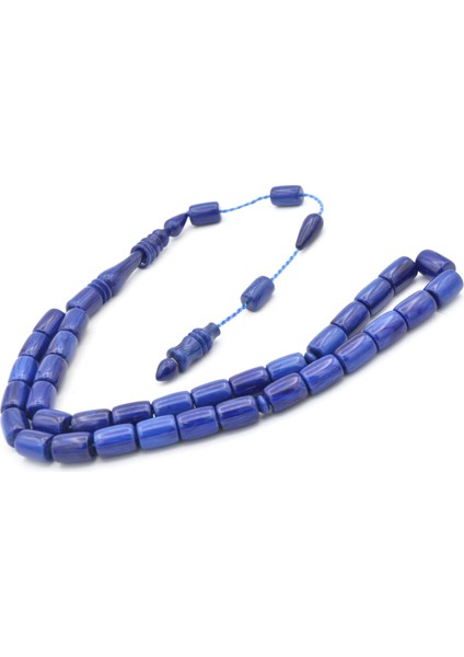 Ahmet Emin Yapımı Imamesli Halkalı Lacivert Sıkma Kehribar Tesbih fırsatları