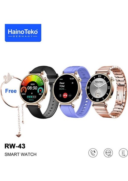 Haino Teko Süper Akıllı Saati Rw-43 ve Bileklik Hediyeli