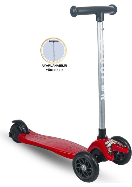 Scootix Pilli Işıklı 3 Tekerlekli Çocuk Scooter fiyatları