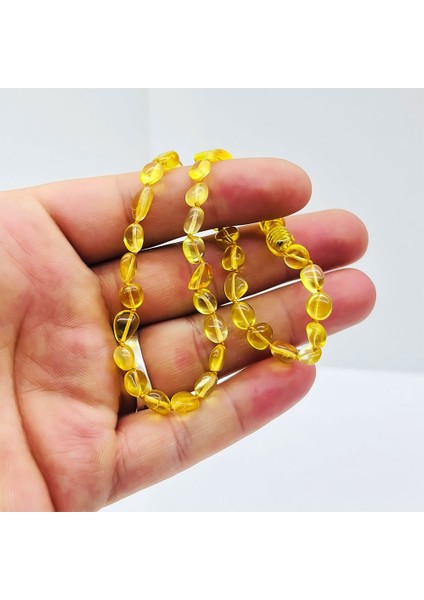 Şeffaf Orijinal Sertifikalı Bebek Damla Kehribar Kolye fiyatları