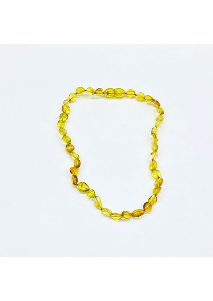 Şeffaf Orijinal Sertifikalı Bebek Damla Kehribar Kolye modelleri