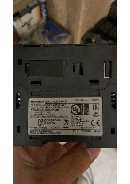 CP1L-L20DR-D Omron | Omron CP1L Plc Sistemi, USB Haberleşmeli, 5k Basamak Kapasiteli, 20 I/o Portlu fiyatları