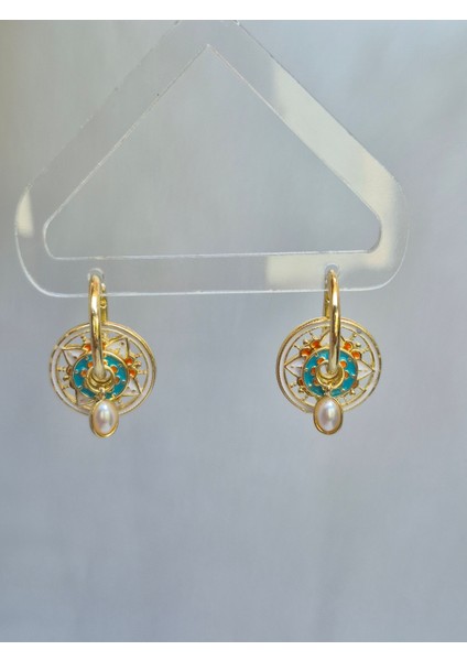 Charmlı Etnik Desen Küpe