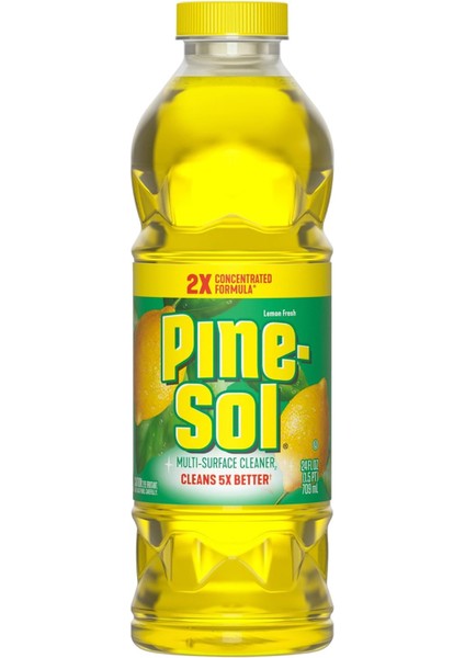 Pine-Sol Limon Kokulu Konsantre Çok Amaçlı Yüzey Temizleyici 709ML