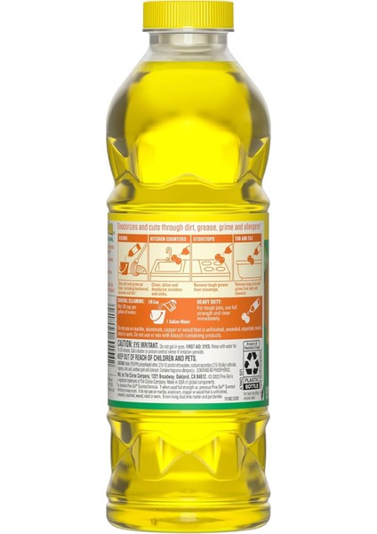 Pine-Sol Limon Kokulu Konsantre Çok Amaçlı Yüzey Temizleyici 709ML