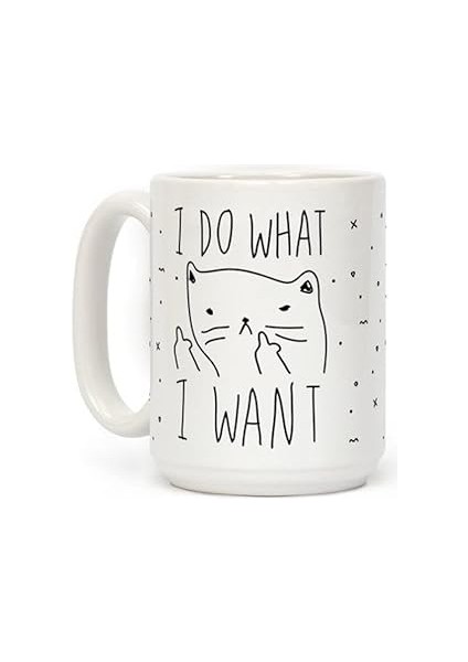 Print Dore Istediğimi Yaparım Sassy Mug Ingilizce Kupa