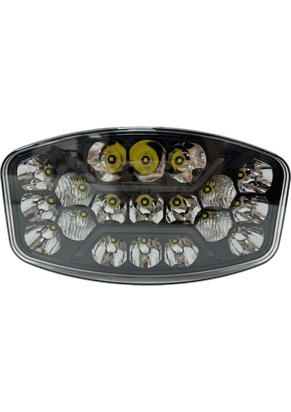 Güçlü Offroad Sis Lambası Ledli, Çift Renk Beyaz-Amber