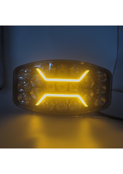 Güçlü Offroad Sis Lambası Ledli, Çift Renk Beyaz-Amber fiyatları