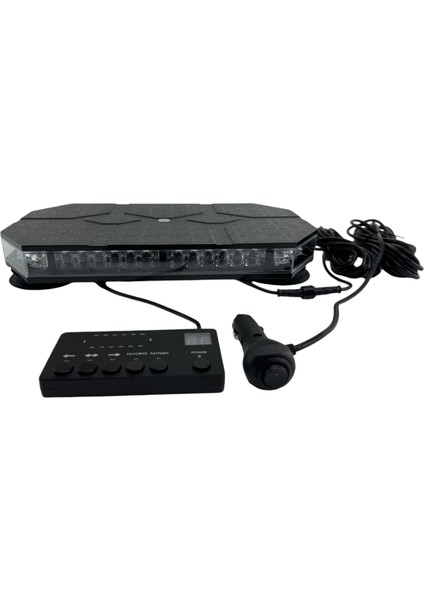 38 Fonksiyonlu LED Tepe Lambası Sarı-Sarı