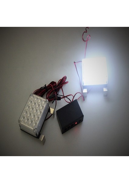 Flaşlı Ikaz Lambası 40 LED (Beyaz)