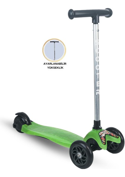 Scootix Pilli Işıklı 3 Tekerlekli Çocuk Scooter fiyatları