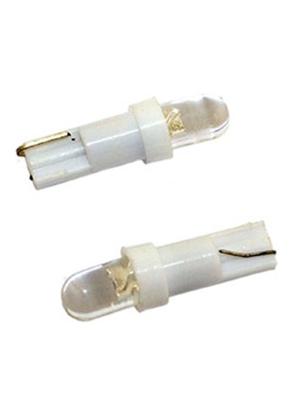 Ledli Dekoratif Ampul T5 2'li Takım Beyaz 12V