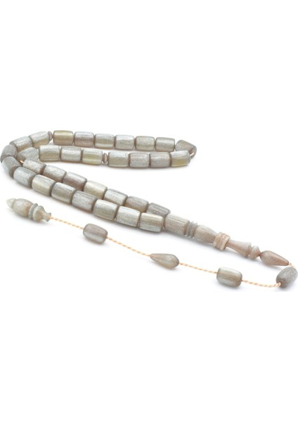 Ahmet Emin Yapımı Imamesi Halkalı Simli Gri Sıkma Kehribar Tesbih fiyatları