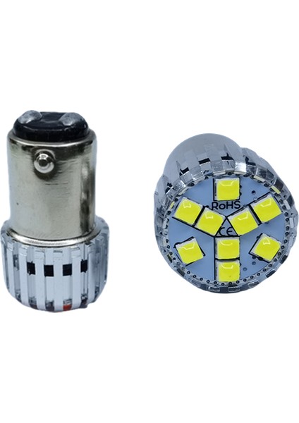 1157 Dekoratif LED Ampul Çift Duy Beyaz 12V 4W Canbus / LAAM952