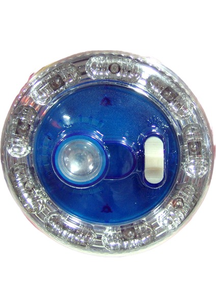 Modern Yuvarlak Tavan Lambası, Mavi Ledli Aydınlatma