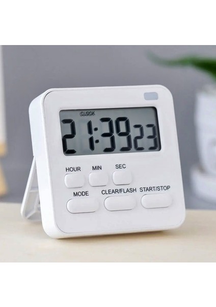 Dijital Mutfak-Öğrenci-Spor Zamanlayıcısı 24 Saat Geri Sayım Alarm ZK-2206 Alarm -Beyaz- fiyatları