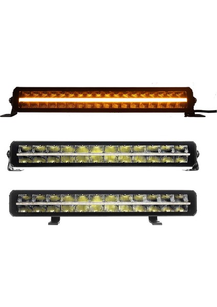 Offroad Gündüz Ledli Sis Lambası 55,9 cm Beyaz-Sarı Tek Adet fiyatları