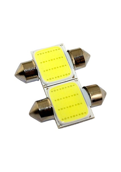 Oto 2'li Sofit Ampul 12V 390LÜMEN 31MM(JAPON Tipi Ledli)