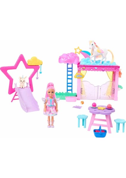 Barbie A Touch Of Magic Chelsea ve Pegasus Oyun Seti HNT67