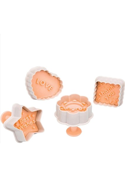 Message Me Şeker Hamuru Kesici Kurabiye Kalıbı Cookies-Love-Thank You-Congrats-Best Wishes Bpa Free