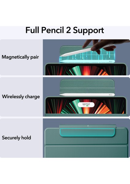 iPad Pro 12.9 Inç 5. Nesil (2021) Rebound Kılıf modelleri