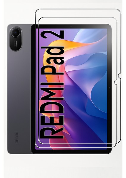 Xiaomi Redmi Pad 2 11 Inç 2025 Nano Kırılmaz Ekran Koruyucu Şeffaf Cam Tam Uyumlu