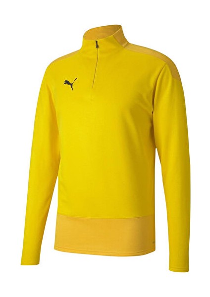 Teamgoal 23 Training 1 4 Zip Top Cyber Y Erkek Futbol Antrenman Sweatshirts 65647607 Sarı