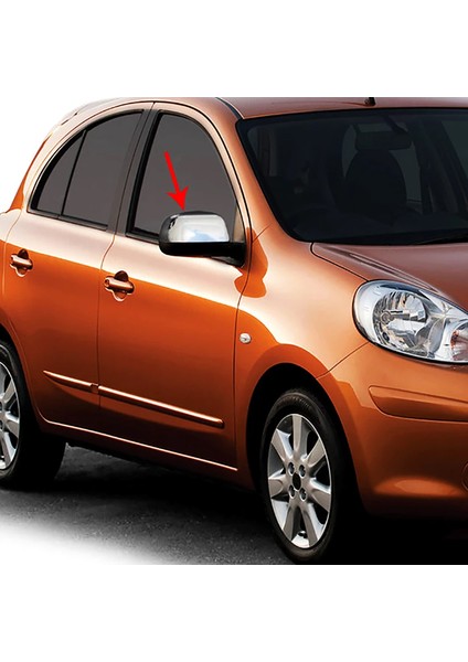 Nissan Micra Uyumlu 2010-2017 Krom Ayna Kapağı 2 Parça Paslanmaz Çelik fiyatları