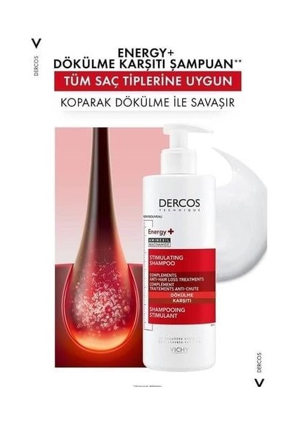 Dercos Energisant Shampoo fiyatları