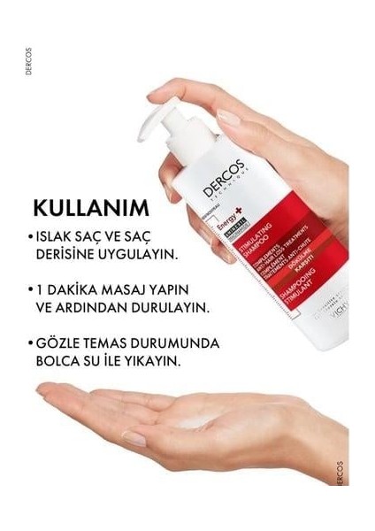 Dercos Energisant Shampoo modelleri