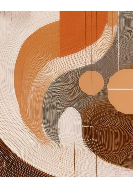 Metal Çerçeveli Gerçek Camlı Tablo - Dijital Baskı - Soyut " Kum Fırtınası" fiyatları