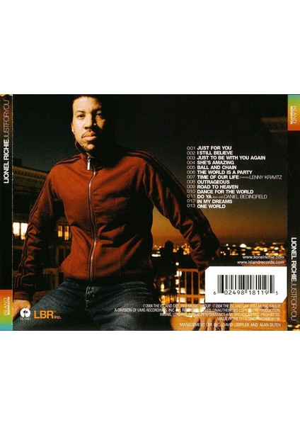 Dikkat CD Lionel Richie – Just For You fiyatları