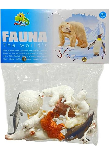 Elite Fauna The Worlds JD3-012 Hayvan Seti 3+ 1 Adet
