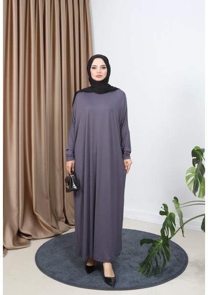 Penye Yarasa Kol Elbise