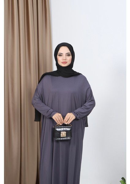 Penye Yarasa Kol Elbise modelleri