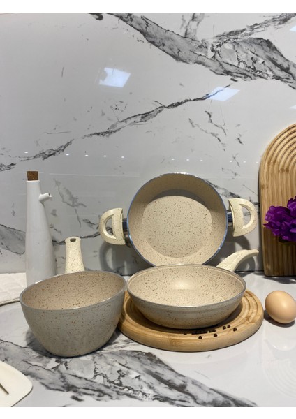 3'lü Granit Baby Set2-Krem indirimleri