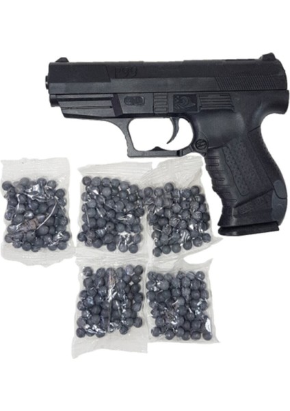Elite Boncuk Atan Tabanca ve 5 Paket Boncuk 1 Adet