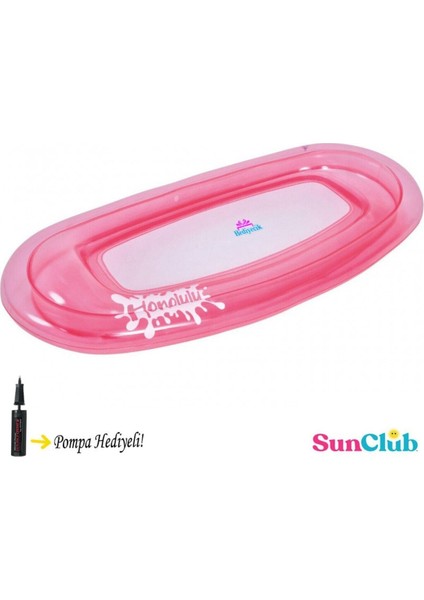 Elite Pembe Fileli Yetişkin Deniz ve Havuz Yatağı 176X84X20 Cm, Eğlence Dolu Yaz Keyfi 1 Adet