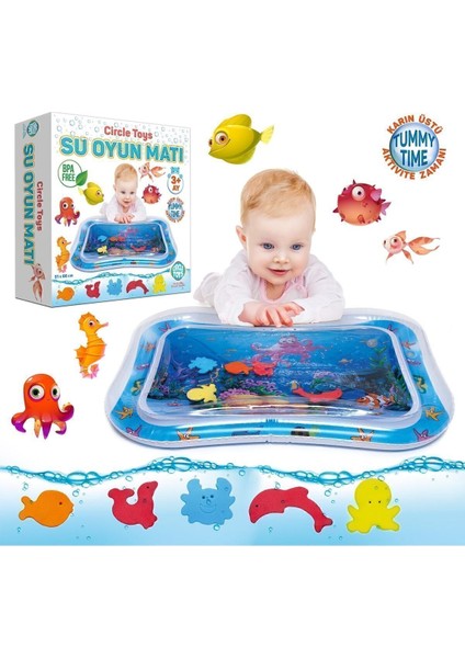 Elite Bebek Su Matı Tummy Time Aktivite Oyuncağı Su Havuzu 1 Adet