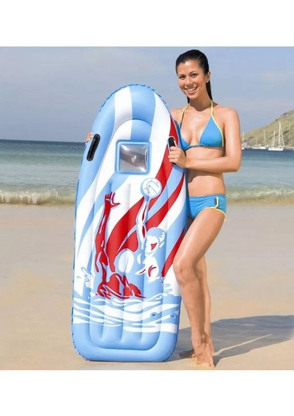 Elite Tutunmalı Şişme Sörf Tahtası 142X58CM / Bestway 42005 Inflatable Deluxe Surf Rider 1 Adet