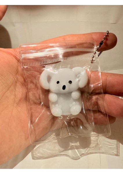 Elite Anahtarlık Çanta Süsü Squishy Yumuşak Hayvan Figürlü Sukuşi 1 Adet
