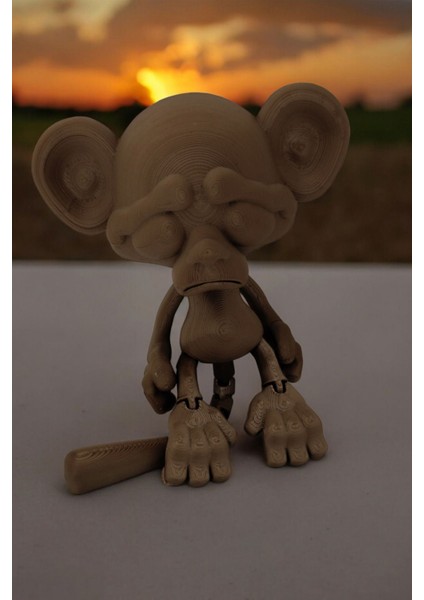 Elite Sad Monkey ,maymun Magnet-Araba Dikizayna Süsü-Mafsallı Oyuncak-Haraketli 1 Adet