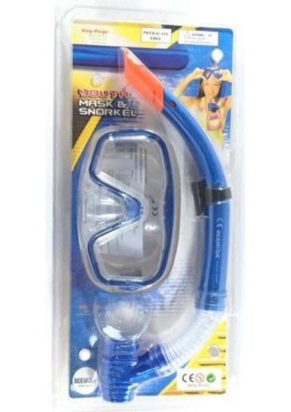 Maske Şnorkel Safari Dalış Seti Tepered Cam /113CSB 1 Adet modelleri