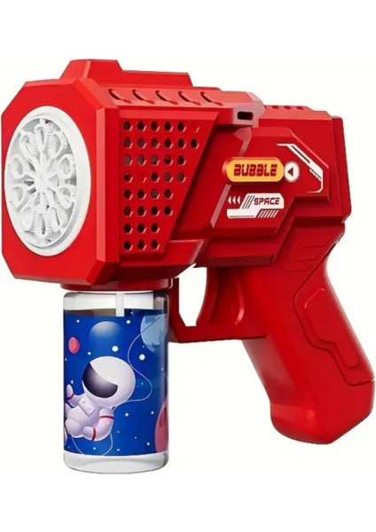 Elite LED Işıklı Astronotlu Pilli Baloncuk Köpük Tabancası Çocuk Oyuncakları Bubble Gun 1 Adet modelleri