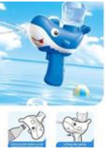 Elite Dolphin Backpack Water Gun 22*19 cm Adorable Dolphin Su Tabancası 1 Adet fiyatları