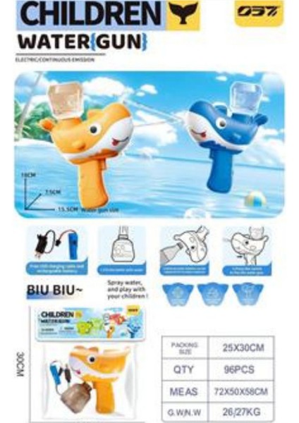 Elite Dolphin Backpack Water Gun 22*19 cm Adorable Dolphin Su Tabancası 1 Adet modelleri