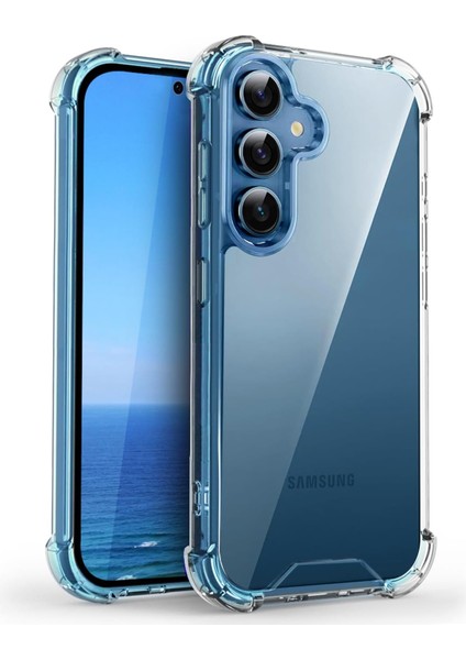 Samsung Galaxy S24 Plus Uyumlu Darbe Önleyici Sararmaya Dayanıklı Airbag Korumalı Ultra Slim Tpu Şeffaf Silikon Kılıf